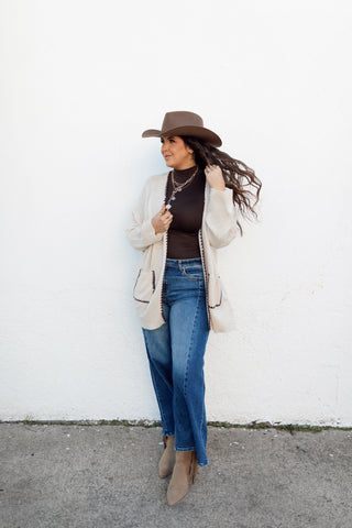 Cason Stitch Knit Cardigan