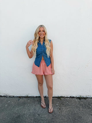 Devyn Denim Top