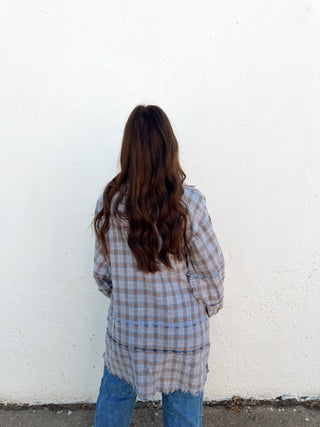 Lauren Plaid Top