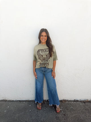 Olive Free As A Bird T-Shirt