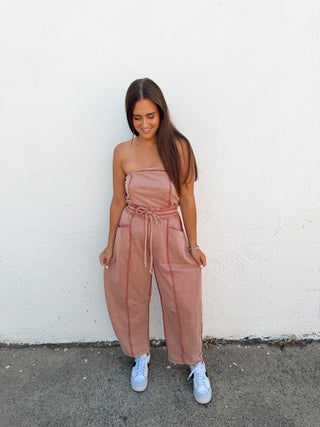 Cloud Barrel Jumper - Washed Brick