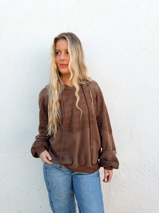 Callan Crochet Hoodie