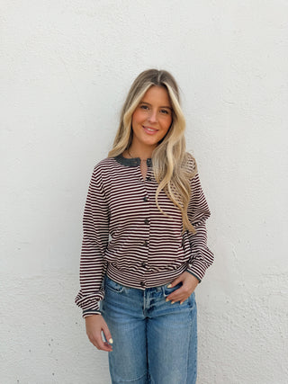 Tess Sweater - Burgundy
