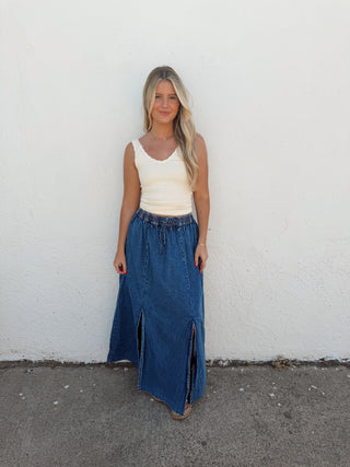 Belle Denim Skirt