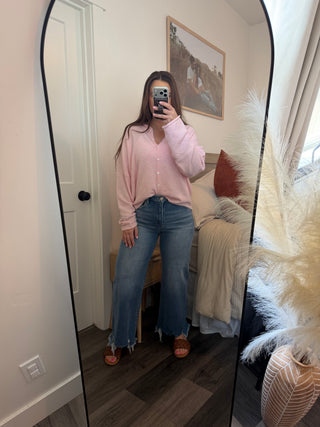 Piper Cardigan Sweater - Pink