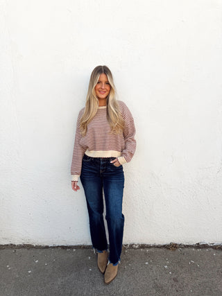 Khloe Sweater - Burgundy