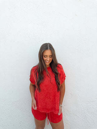 Ledger Set - Washed Red