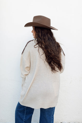 Cason Stitch Knit Cardigan