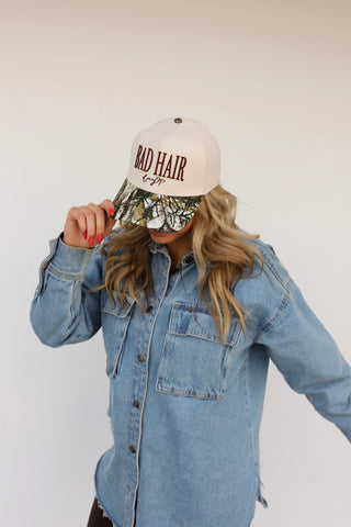 Kaxi Bad Hair Day Trucker - Camo (Rooted)