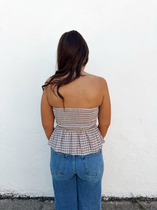 Megan Top - Brown