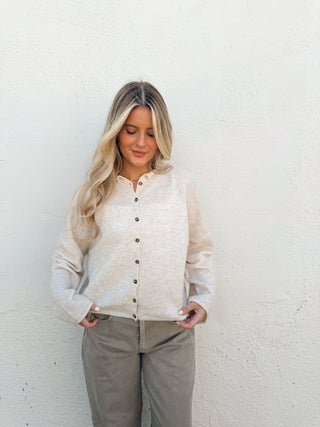 Piper Cardigan Sweater - Cream