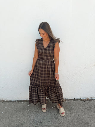 Ava Plaid Dress