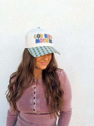 God Bless Mother's Trucker Hat