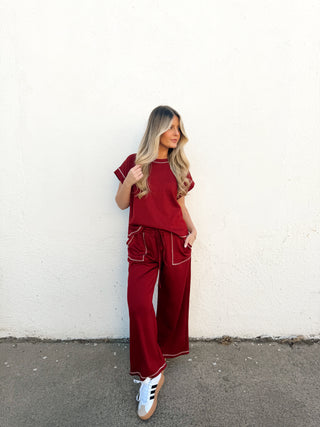 Sofia Set - Burgundy