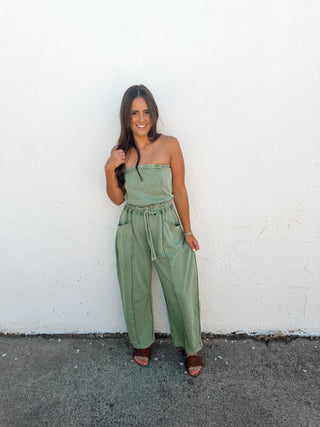 Cloud Barrel Jumper - Olive