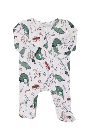 Newborn Zipper Footie | Off the Hook