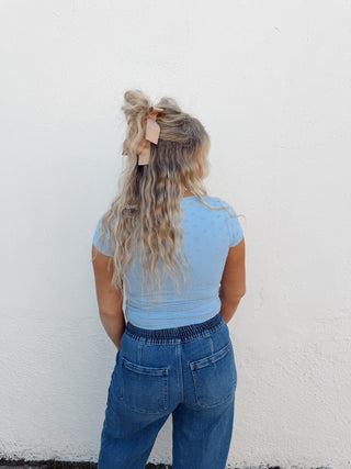 Isla Top - Powder Blue