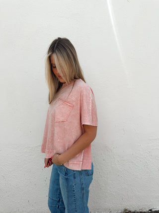 Harrison Tee - Bright Pink