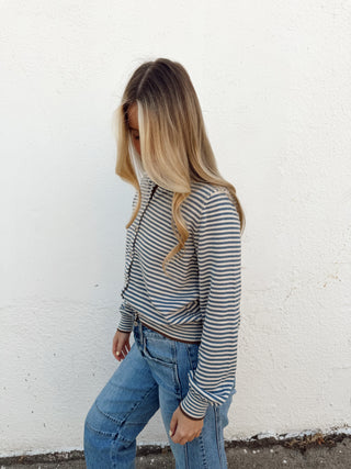 Tess Sweater- Dusty Blue