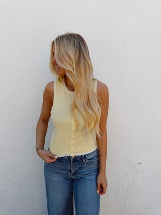 Sally Scalloped Knit Top