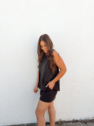 Delaney Set - Washed Black