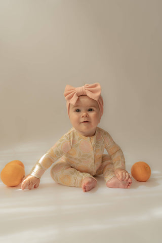 Citrus | Bamboo Zip Romper