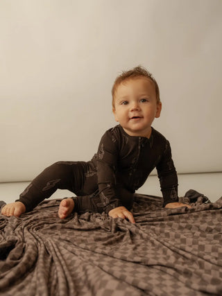 Rad Bolt | Bamboo Zip Romper