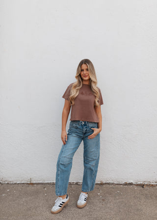 Football Cropped Tee