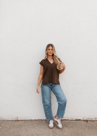 Rawlings Sweater Top - Chocolate