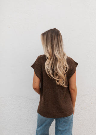 Rawlings Sweater Top - Chocolate