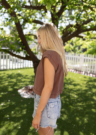 Riva Top - Brown