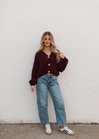 Conrad Cardigan - Burgundy