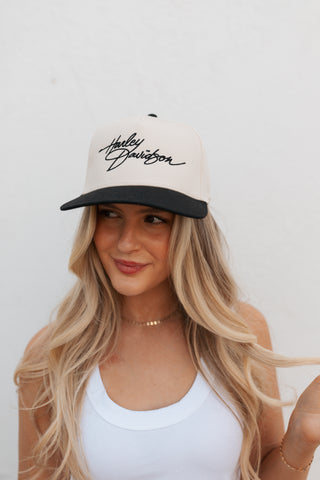 Harley Davidson Trucker- Black/White