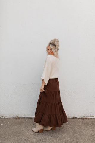 Caroline Skirt - Chestnut