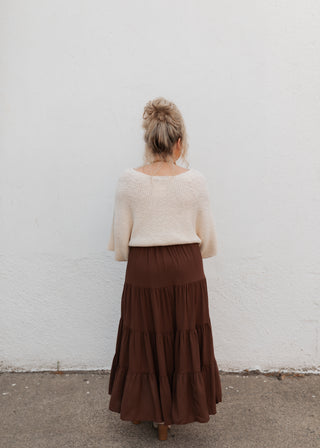 Caroline Skirt - Chestnut