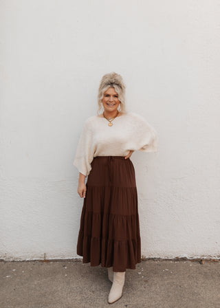 Caroline Skirt - Chestnut