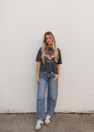Free Bird Cropped Tee