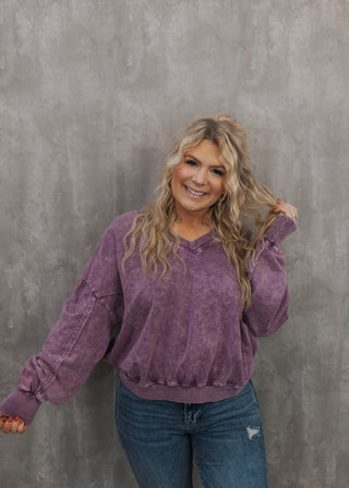 Cullen Top - Violet