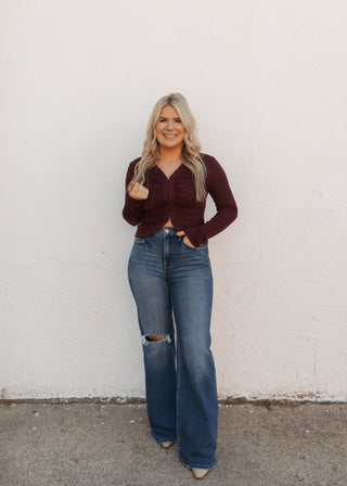 Jiane Top - Maroon