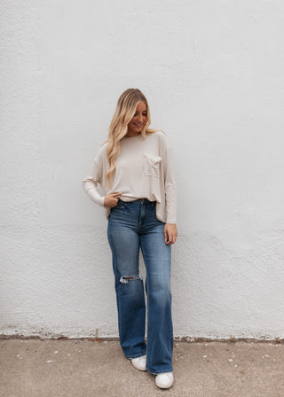 Riley Long Sleeve - Bone