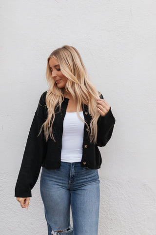 Whitney Cardigan - Black