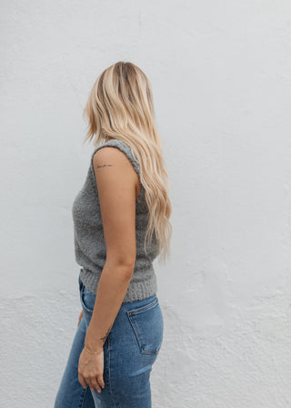 Alec Sweater Top - Grey