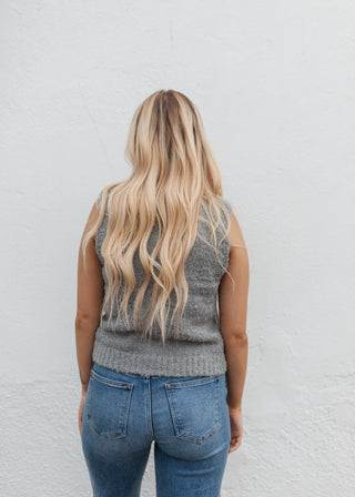 Alec Sweater Top - Grey