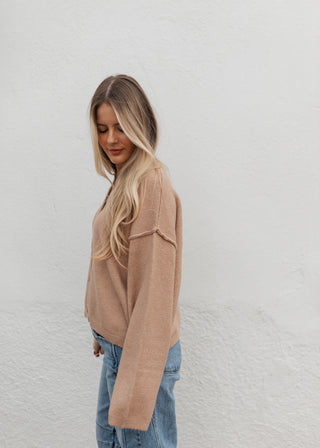 Whitney Cardigan - Taupe