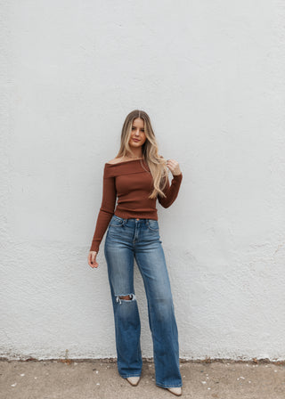Wrenly Top - Brown