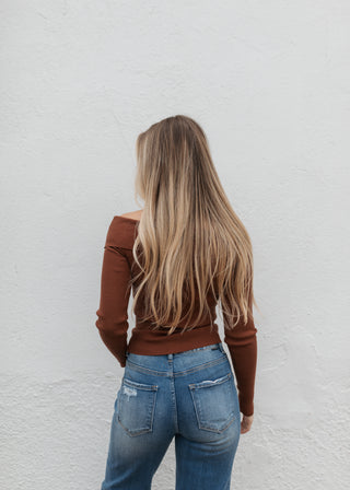 Wrenly Top - Brown