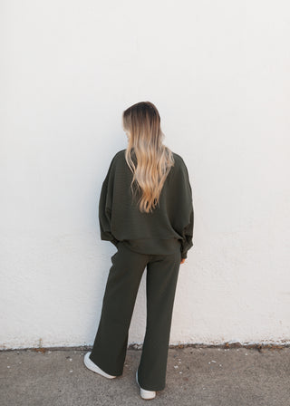 Colby Long Sleeve Set - Olive