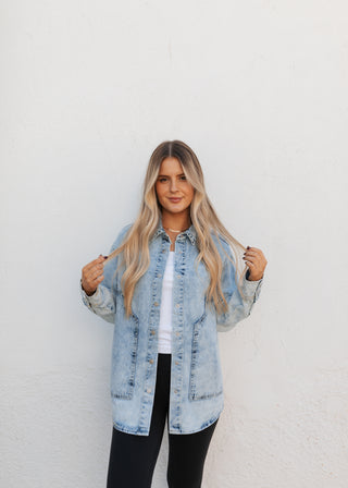 Mabel Denim Button Down