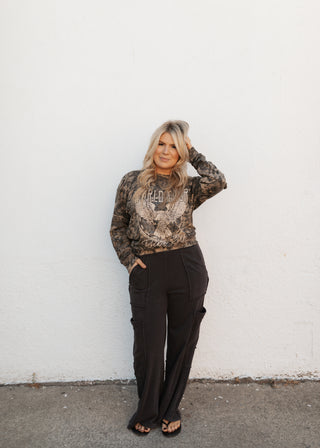 Snoozing Sweatpants - Chocolate