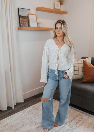 Bella Tie-Front cardigan